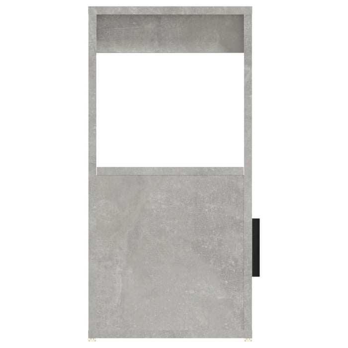 Credenza Grigio Cemento 80x30x60 cm in Legno Multistrato cod mxl 9590