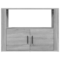 Credenza Grigio Sonoma 80x30x60 cm in Legno Multistrato 819458
