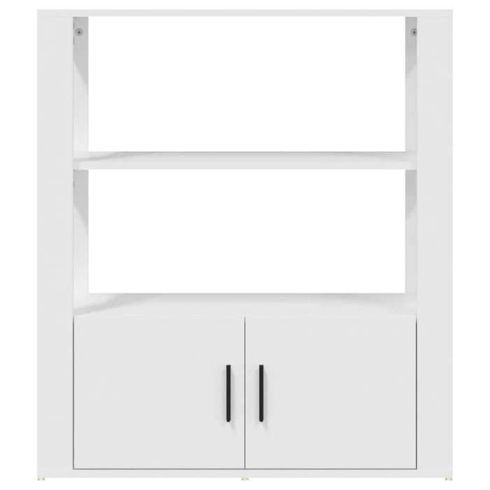 Credenza Bianca 80x30x90 cm in Legno Multistrato cod mxl 19473