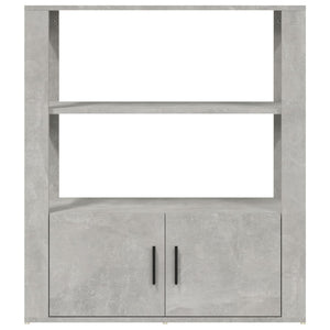 Credenza cassettiera mobile contenitore organizer cucina soggiorno salotto 80 x 30 x 90 cm legno ingegnerizzato grigio 02_0032099