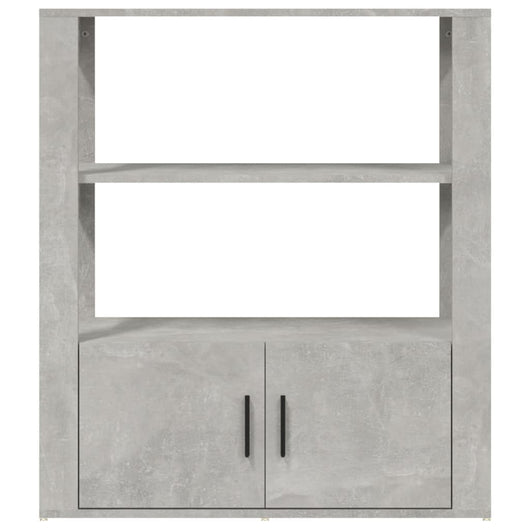 Credenza cassettiera mobile contenitore organizer cucina soggiorno salotto 80 x 30 x 90 cm legno ingegnerizzato grigio 02_0032099