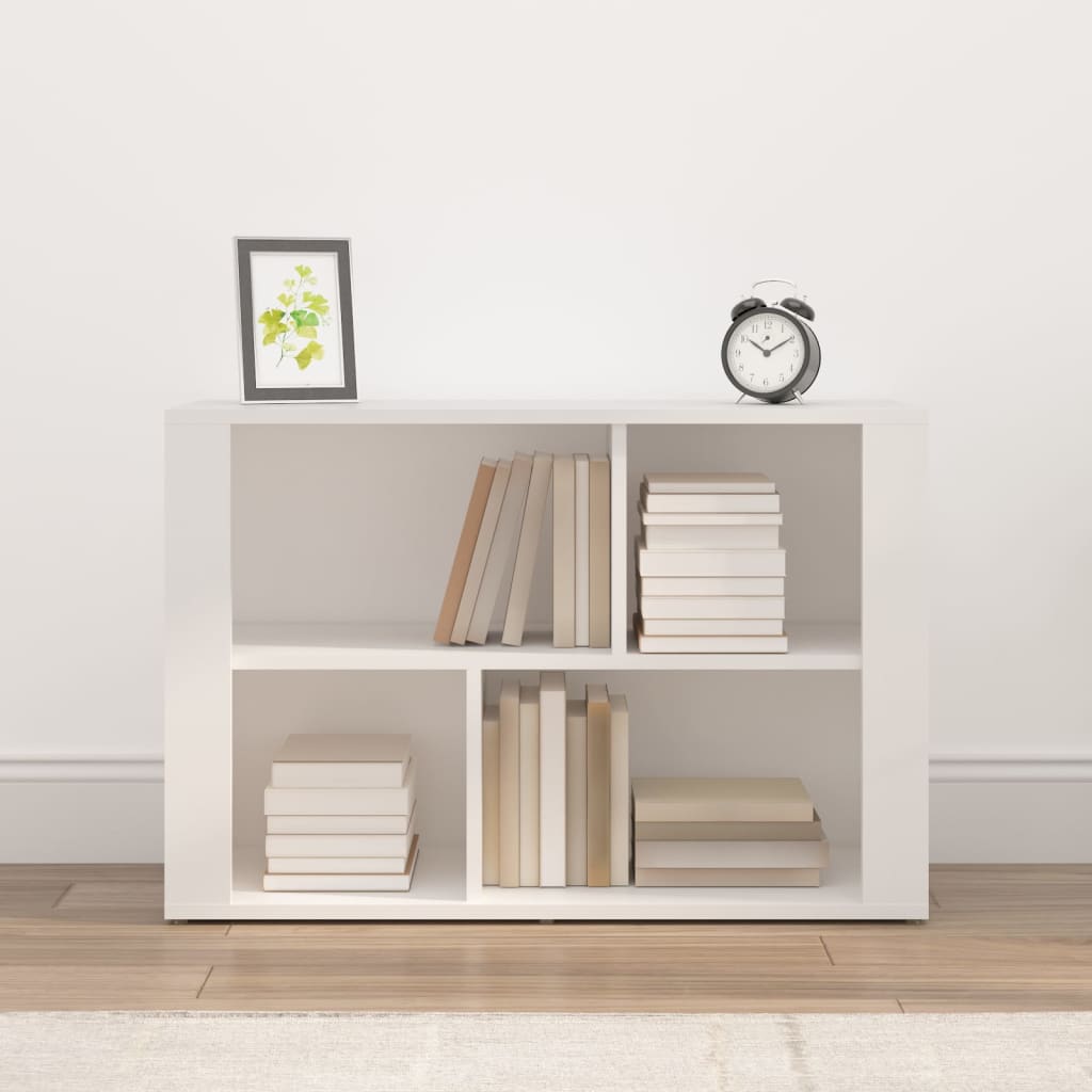 Credenza Bianca 80x30x54 cm in Legno Multistrato 819476