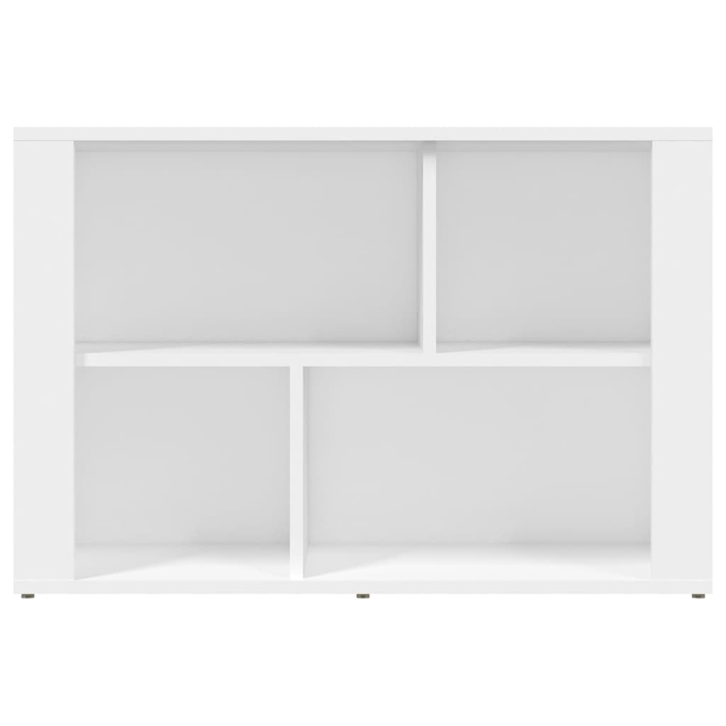 Credenza Bianca 80x30x54 cm in Legno Multistrato cod mxl 19506