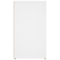 Credenza Bianca 80x30x54 cm in Legno Multistrato 819476