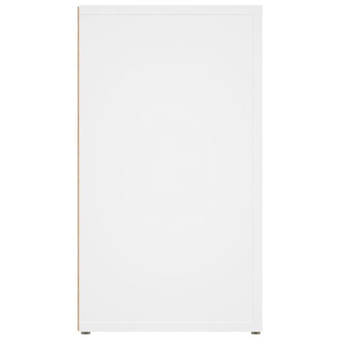 Credenza Bianca 80x30x54 cm in Legno Multistrato 819476