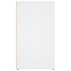 Credenza Bianca 80x30x54 cm in Legno Multistrato cod mxl 19506