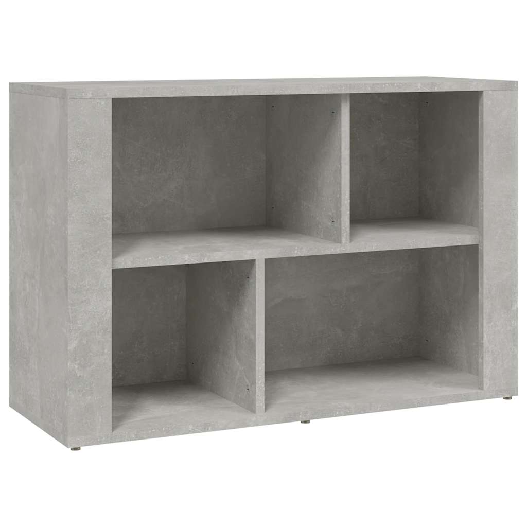 Credenza-Buffet-Armadio da cucina Grigio Cemento 80x30x54 cm in Legno Multistrato