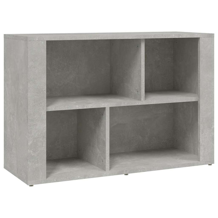 Credenza-Buffet-Armadio da cucina Grigio Cemento 80x30x54 cm in Legno Multistrato