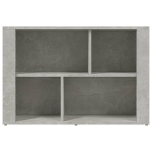 Credenza-Buffet-Armadio da cucina Grigio Cemento 80x30x54 cm in Legno Multistrato