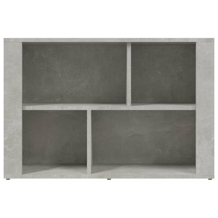 Credenza-Buffet-Armadio da cucina Grigio Cemento 80x30x54 cm in Legno Multistrato