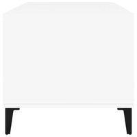 Tavolino da Salotto Bianco 90x49x45 cm in Legno Multistrato cod mxl 16967