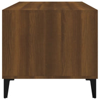 Tavolino Salotto Rovere Marrone 90x49x45 cm Legno Multistrato