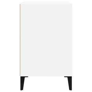 Scarpiera Bianco Lucido 102x36x60 cm in Legno Multistrato 819734