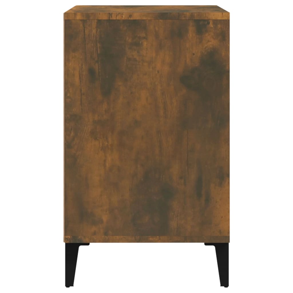 Scarpiera Rovere Fumo 102x36x60 cm in Legno Multistrato cod mxl 50483