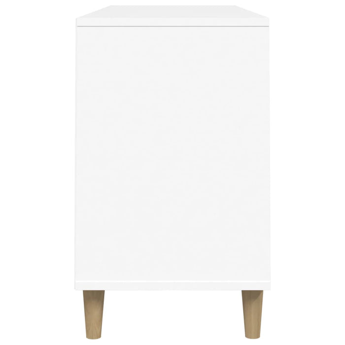 Scarpiera Bianca 102x36x60 cm in Legno Multistrato 819740