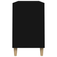 Scarpiera Nera 102x36x60 cm in Legno Multistrato 819741