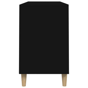 Scarpiera Nera 102x36x60 cm in Legno Multistrato 819741