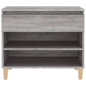 Scarpiera Grigio Sonoma 70x36x60 cm in Legno Multistrato