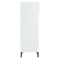 Scarpiera Bianca 40x36x105 cm in Legno Multistrato 819780