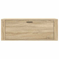 Scarpiera a Muro Rovere Sonoma 100x35x38cm in Legno Multistrato cod mxl 50481