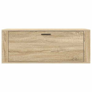 Scarpiera a Muro Rovere Sonoma 100x35x38cm in Legno Multistrato 821023