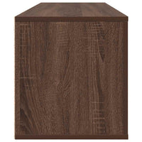 Scarpiera a Muro Rovere Marrone100x35x38cm in Legno Multistrato 821027