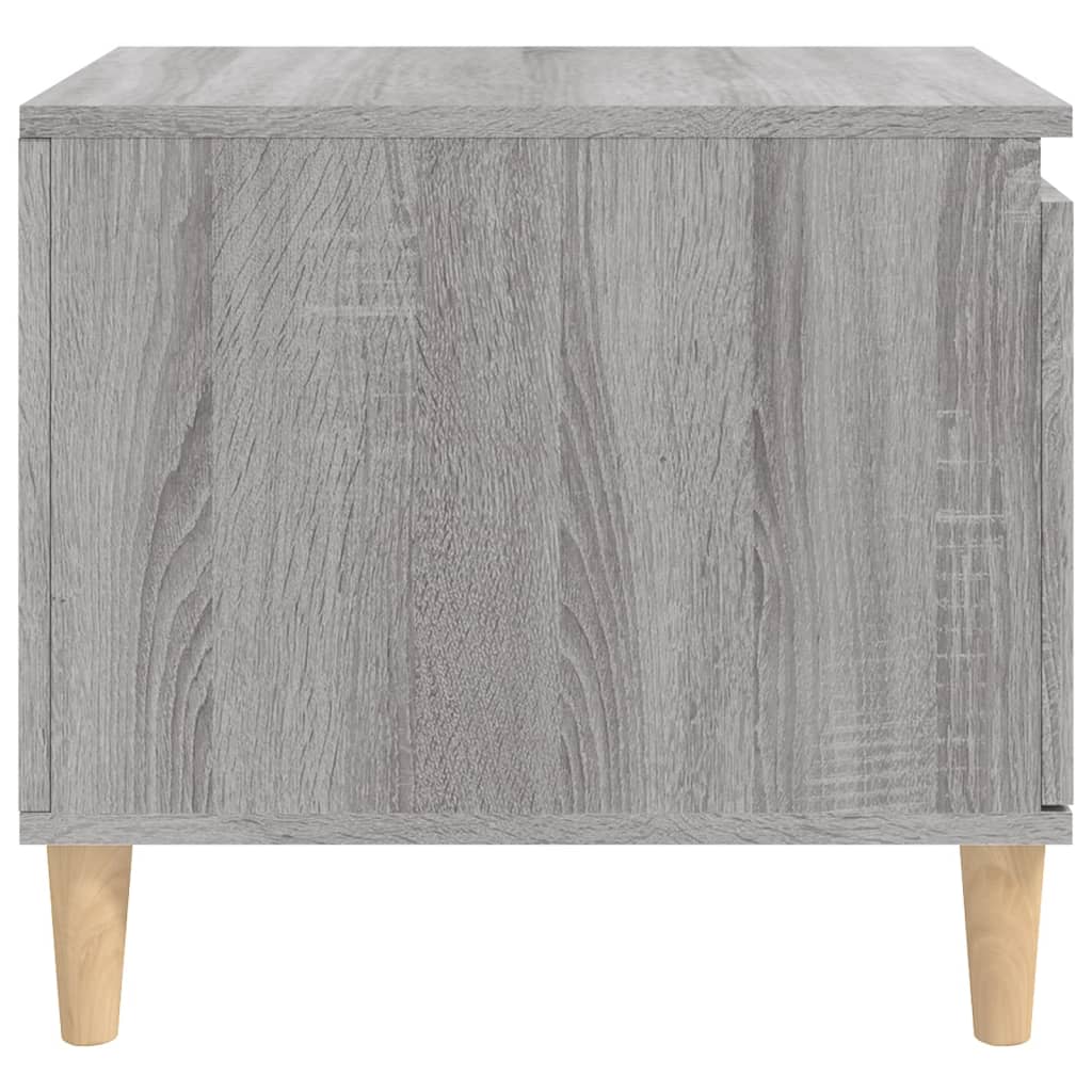 Tavolino da Salotto grigio sonoma 100x50x45cm Legno Multistrato cod mxl 26105