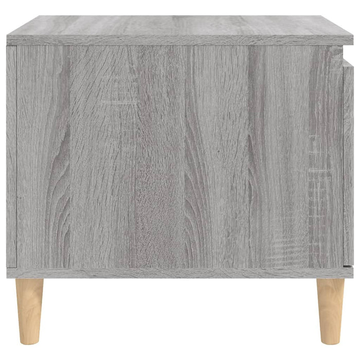 Tavolino da Salotto grigio sonoma 100x50x45cm Legno Multistrato cod mxl 26105