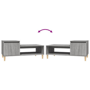 Tavolino da Salotto grigio sonoma 100x50x45cm Legno Multistrato 821130