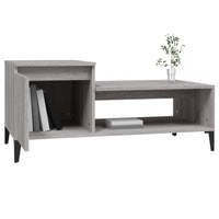 Tavolino da Salotto grigio sonoma 100x50x45cm Legno Multistrato 821138