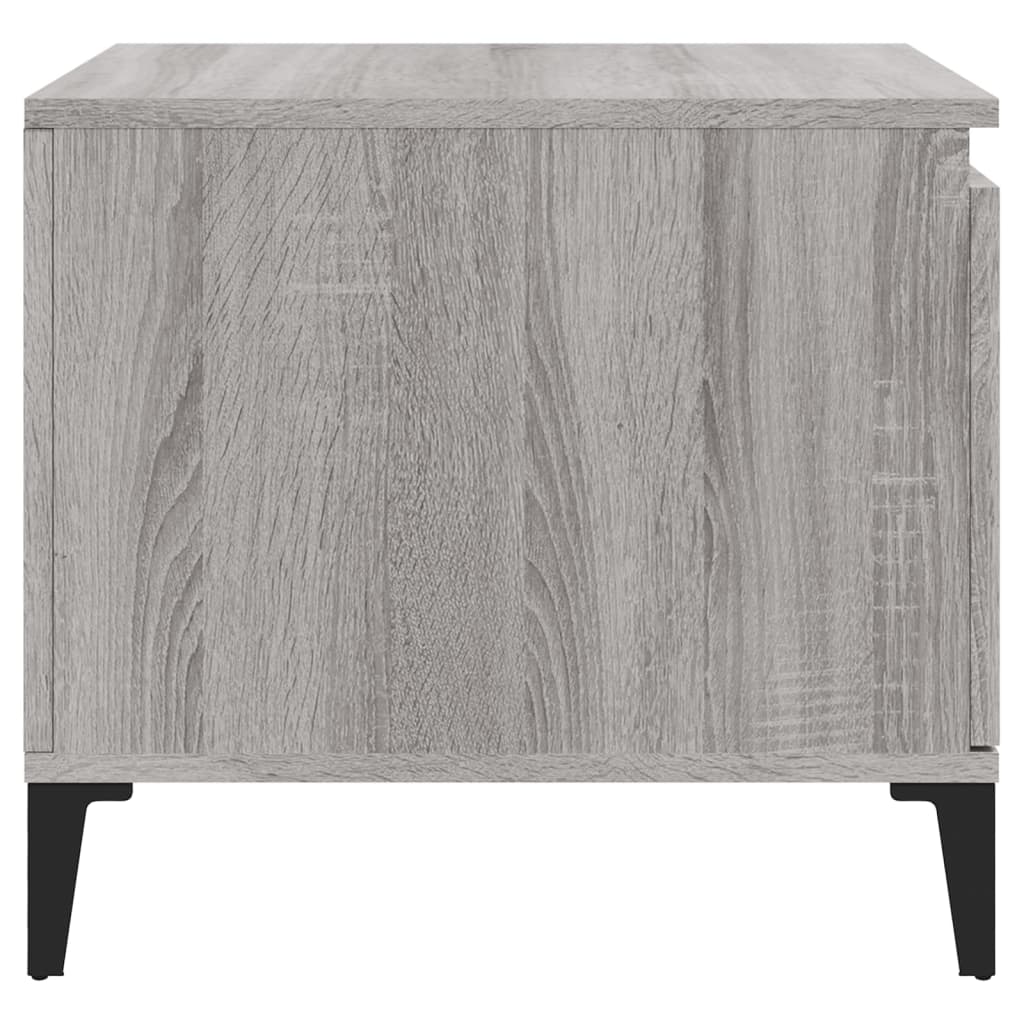 Tavolino da Salotto grigio sonoma 100x50x45cm Legno Multistrato cod mxl 26110
