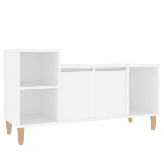 Mobile Porta TV Bianco 100x35x55 cm in Legno Multistrato 821172