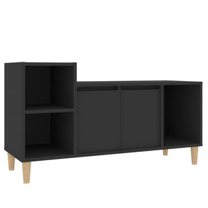 Mobile Porta TV Nero 100x35x55 cm in Legno Multistrato 821173