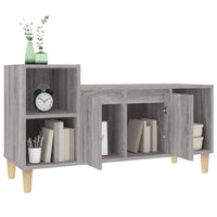 Mobile TV Grigio Sonoma 100x35x55 cm in Legno Multistrato 821178