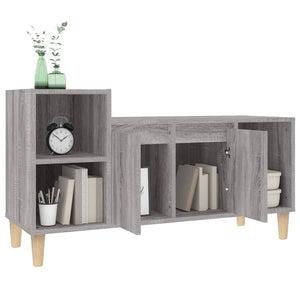 Mobile TV Grigio Sonoma 100x35x55 cm in Legno Multistrato 821178