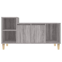 Mobile TV Grigio Sonoma 100x35x55 cm in Legno Multistrato 821178