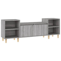 Mobile TV-Credenza TV-Console TV Grigio Sonoma 160x35x55 cm in Legno Multistrato 495667