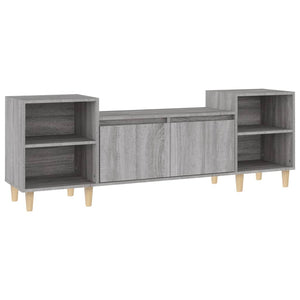 Mobile TV-Credenza TV-Console TV Grigio Sonoma 160x35x55 cm in Legno Multistrato 495667