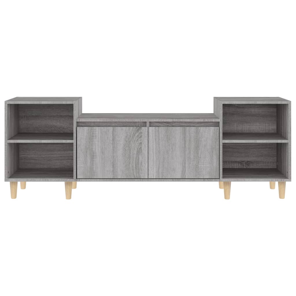 Mobile TV-Credenza TV-Console TV Grigio Sonoma 160x35x55 cm in Legno Multistrato 495667