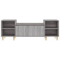 Mobile TV-Credenza TV-Console TV Grigio Sonoma 160x35x55 cm in Legno Multistrato 495667