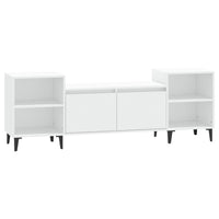 Mobile Porta TV Bianco 160x35x55 cm in Legno Multistrato 821196