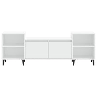 Mobile Porta TV Bianco 160x35x55 cm in Legno Multistrato cod mxl 23498