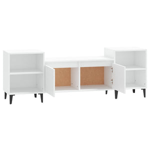Mobile Porta TV Bianco 160x35x55 cm in Legno Multistrato 821196