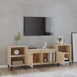 Mobile Porta TV Rovere Sonoma 160x35x55 cm Legno Multistrato 821199