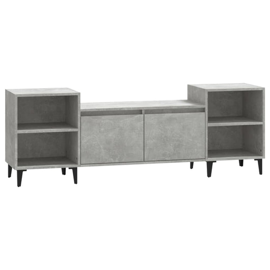 Mobile per TV Grigio Cemento 160x35x55 cm Legno Multistrato 821200