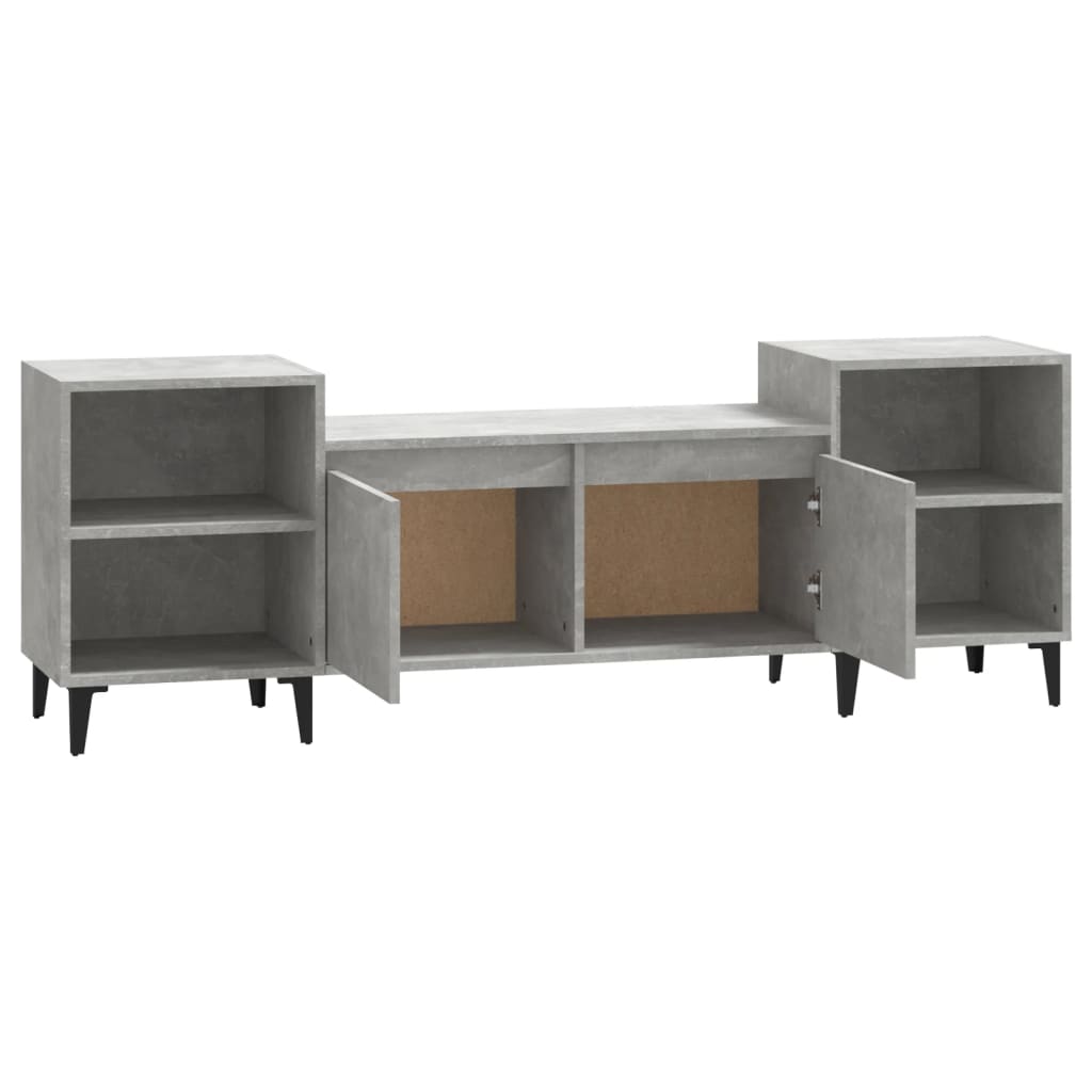 Mobile per TV Grigio Cemento 160x35x55 cm Legno Multistrato 821200