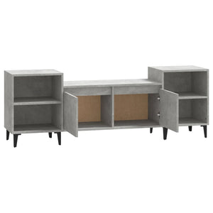 Mobile per TV Grigio Cemento 160x35x55 cm Legno Multistrato 821200