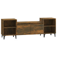 Mobile TV-Credenza per TV-Console TV Rovere Fumo 160x35x55 cm in Legno Multistrato 521925
