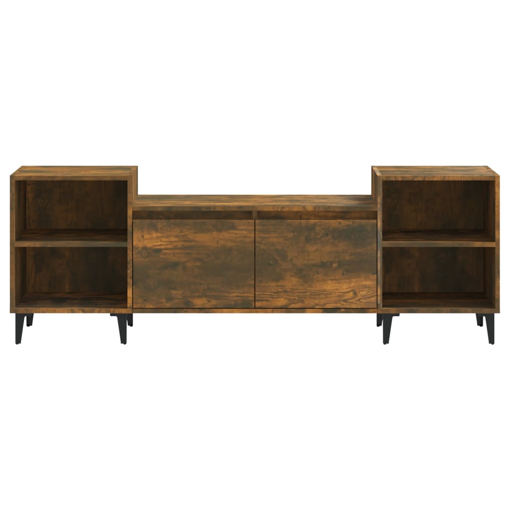 Mobile TV-Credenza per TV-Console TV Rovere Fumo 160x35x55 cm in Legno Multistrato 521925