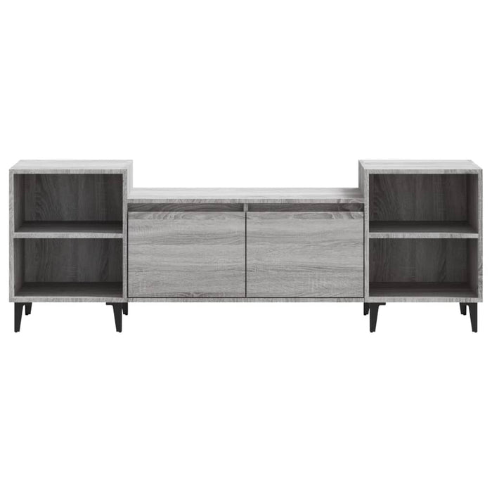 Mobile TV-Credenza TV-Console TV Grigio Sonoma 160x35x55 cm in Legno Multistrato 757119